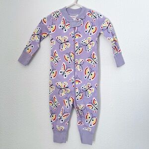 Hanna Andersson Lavender + Butterfly Onesie